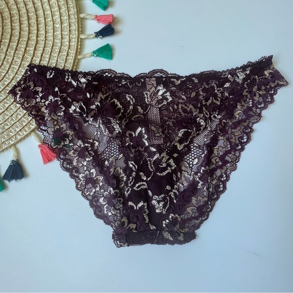 Victoria's Secret Dream Angels 3-Pack Shine Lace Shimmer Cheekini Panties S NEW - Picture 5 of 9